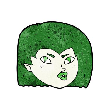 çizgi film vampire yüz