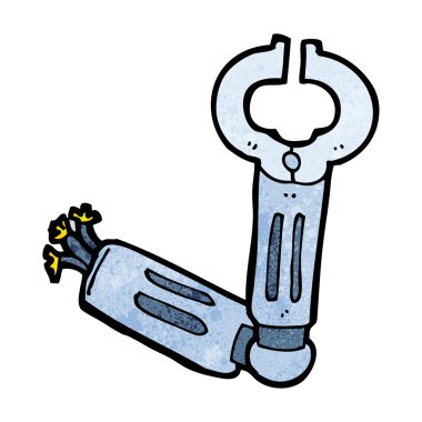 Cartoon robot kol