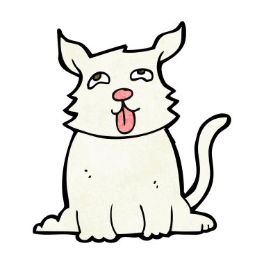 Çizgi film mutlu köpek.