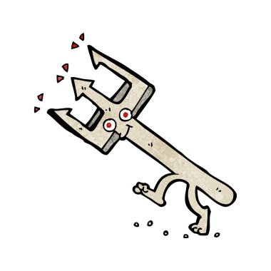 çizgi film şeytan çatal