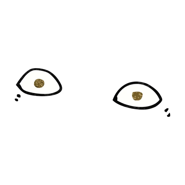 Tecknad ögon — Stock vektor