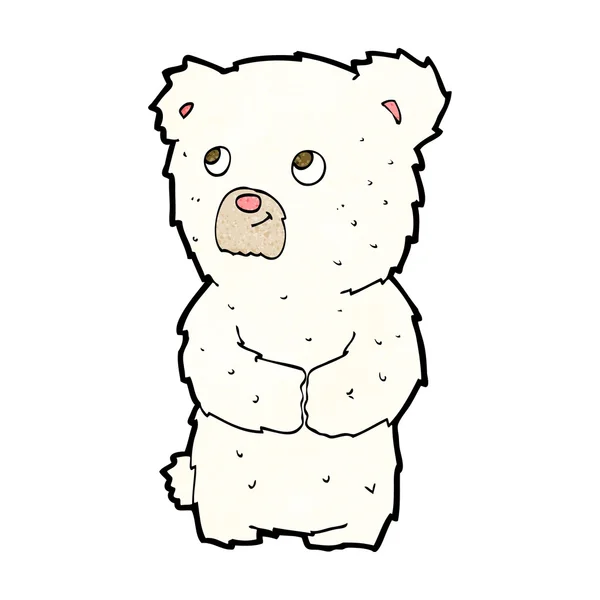 Kreslený lední medvídě — Stockový vektor
