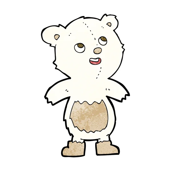 Urso polar dos desenhos animados — Vetor de Stock