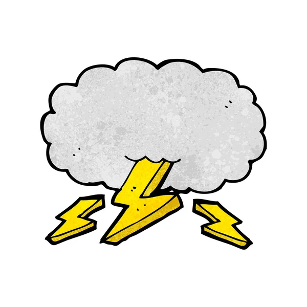 Cartoon thundercloud — Stock Vector