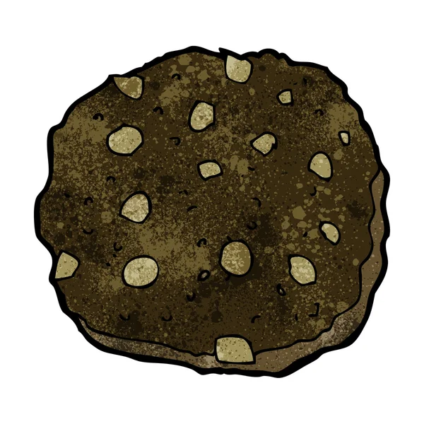 Schokolade Chip Cookie Cartoon — Stockvektor