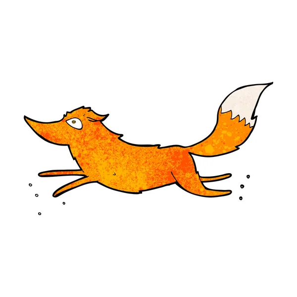 Cartoon fox running — Stock Vector