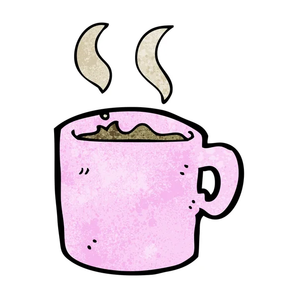 Cartoon mug of coffee — Stock Vector