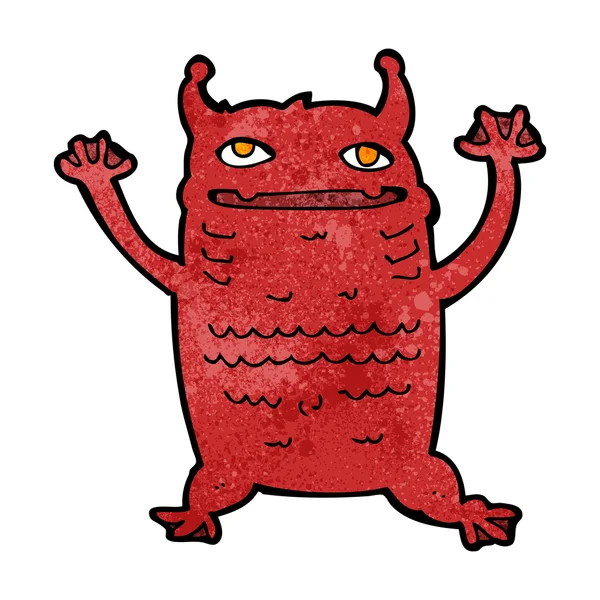 Cartoon kleine monster — Stockvector