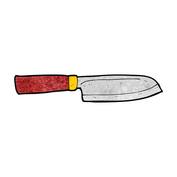 Coltello da cucina Cartoon — Vettoriale Stock