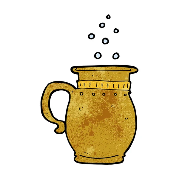 Cartoon beer tankard — Stock vektor