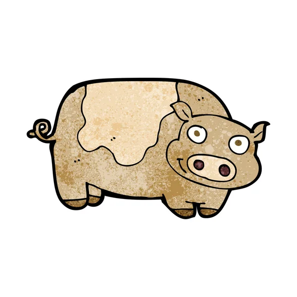 Cerdo de dibujos animados — Vector de stock