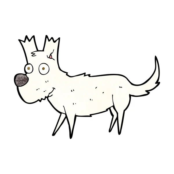 Cartoon cute little dog — Stock Vector