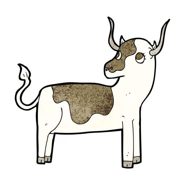 Vaca de dibujos animados — Vector de stock