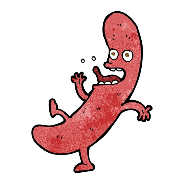 Cartoon sausage — Stock Vector