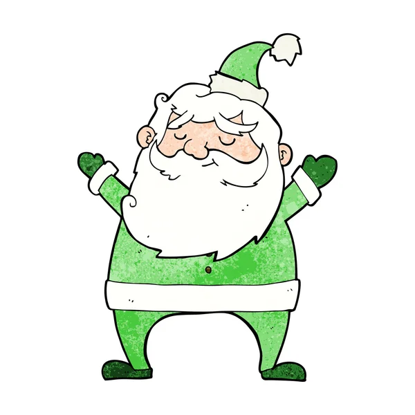 Jolly santa cartoon — Stock Vector