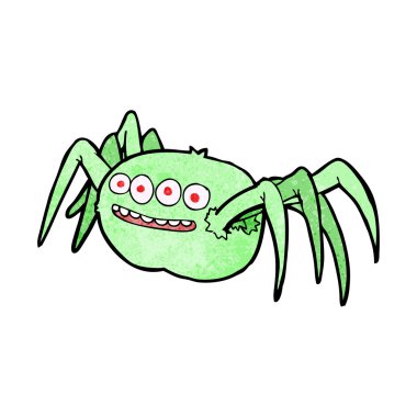 çizgi film korkunç örümcek