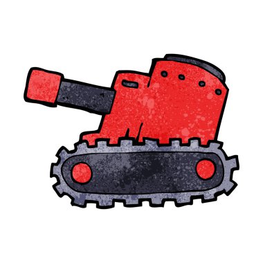 cartooon askeri tank