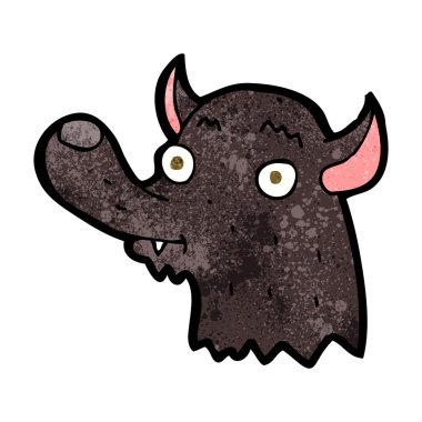 karikatür mutlu kurt