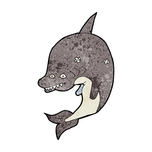 Мультфільм акули — стоковий вектор