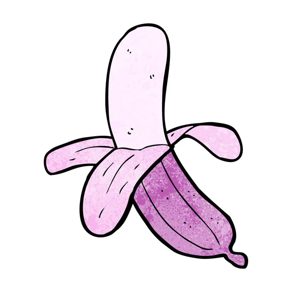 Plátano rosa de dibujos animados — Archivo Imágenes Vectoriales