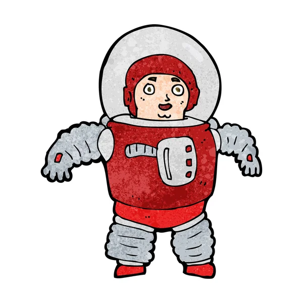 Карикатурный космический человек — стоковый вектор