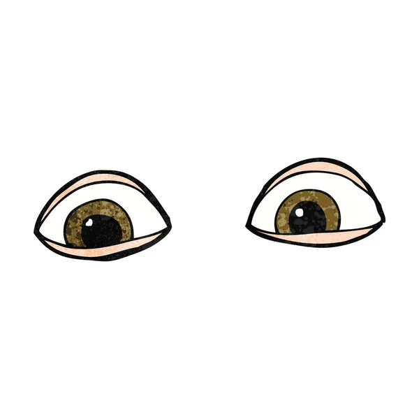 Ojos de dibujos animados — Vector de stock