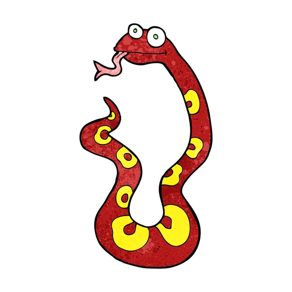 Serpiente de dibujos animados — Vector de stock