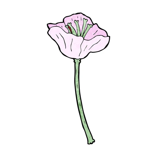 Sarjakuva kukka — vektorikuva