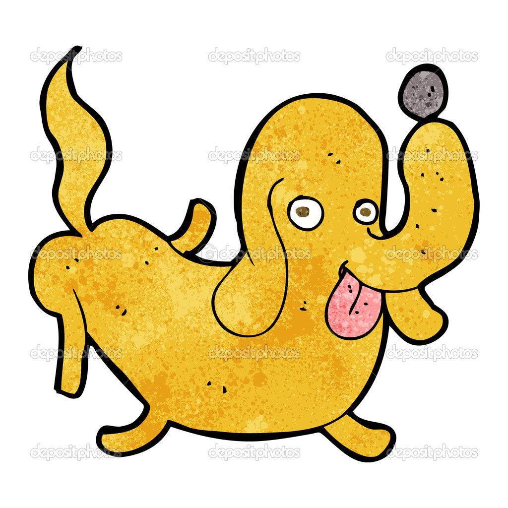 Chien de dessin animé qui sort la langue Vecteur par ©lineartestpilot 45561701