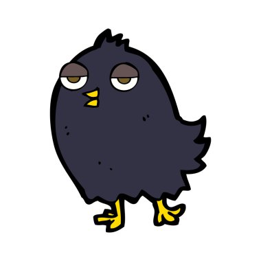 komik karikatür kuş