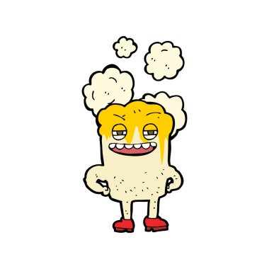 karikatür mutlu diş