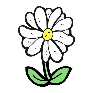 karikatür çiçek simgesi