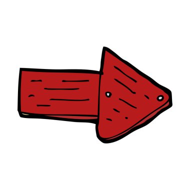 çizgi işaretli ok sembolü