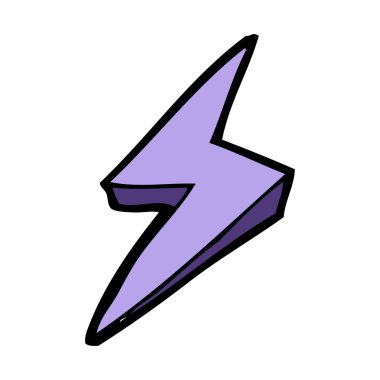 çizgi film yıldırım sembolü