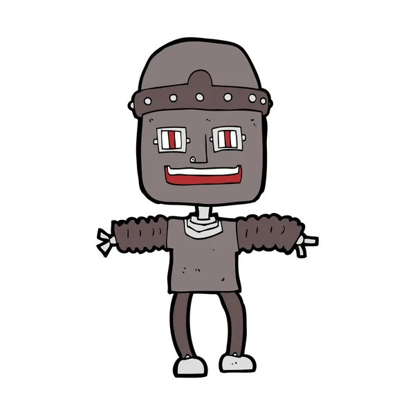 Cartoon robot — Stockvector