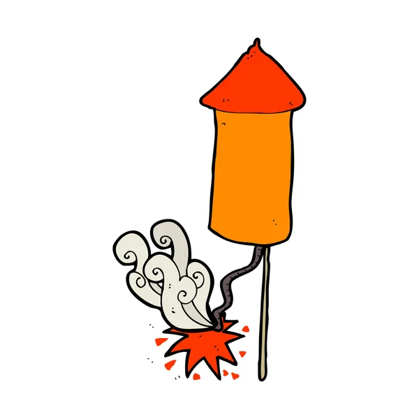 Cartoon firework — Stock Vector