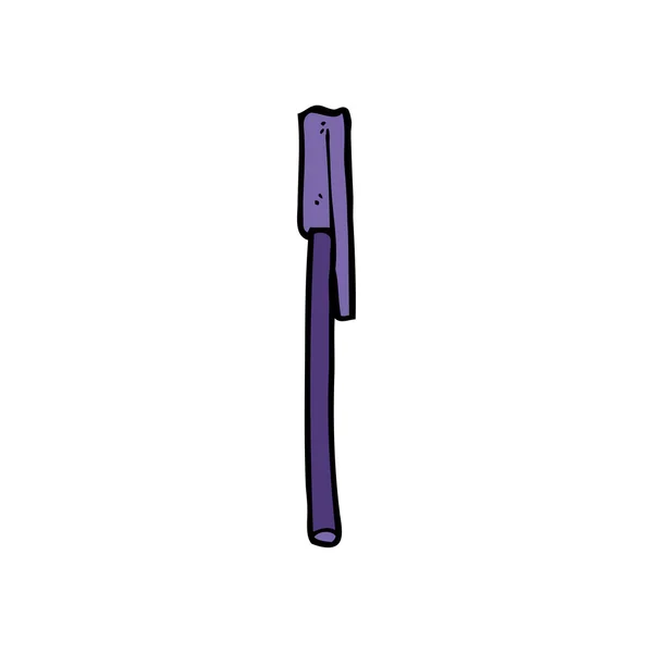 Cartoon pen — Stockvector