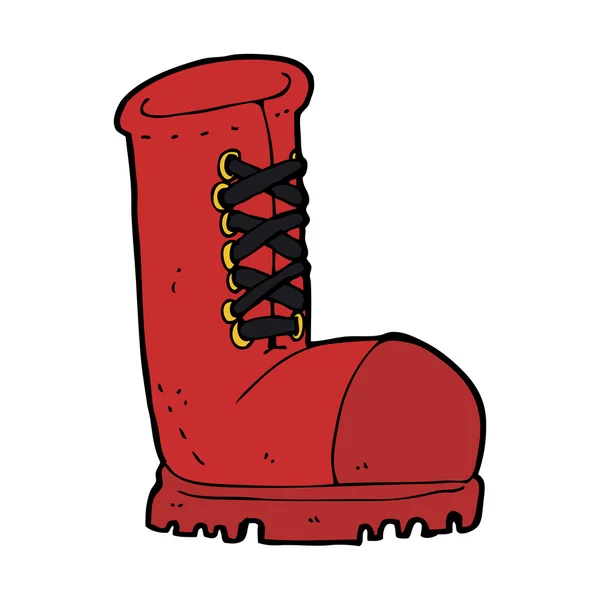 Desenhos animados botas de trabalho velho — Vetor de Stock