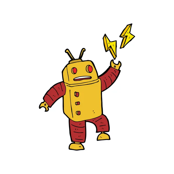 Desene animate robot — Vector de stoc