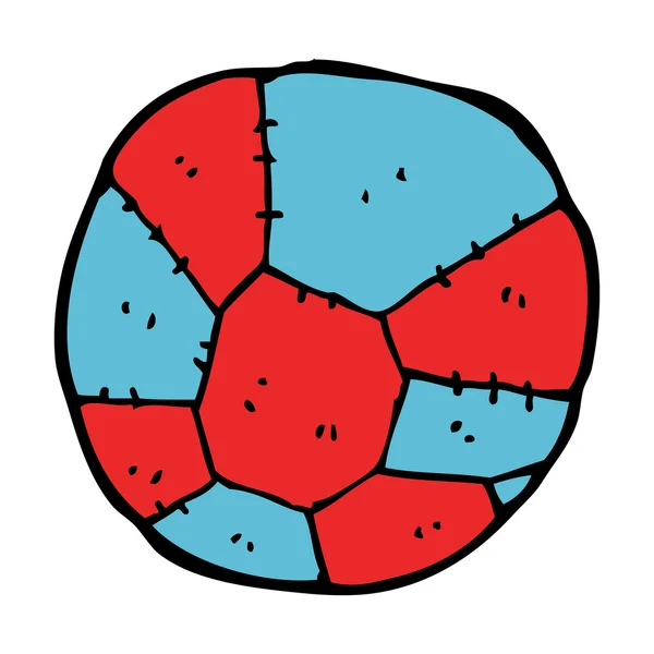 Cartoon voetbal — Stockvector