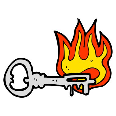 flaming çizgi film anahtar