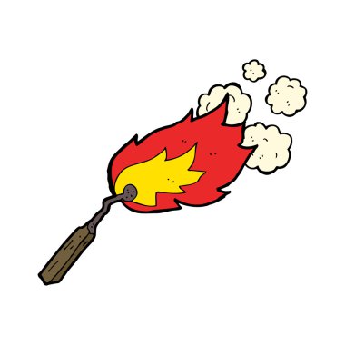 karikatür yanan maç