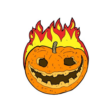 Çizgi Film ürkütücü kabak