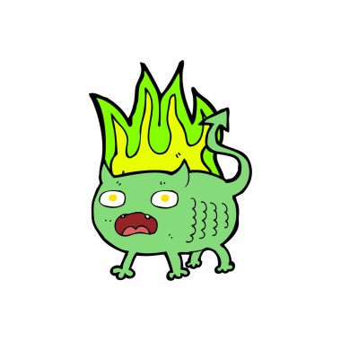 küçük küçük şeytan cartoon