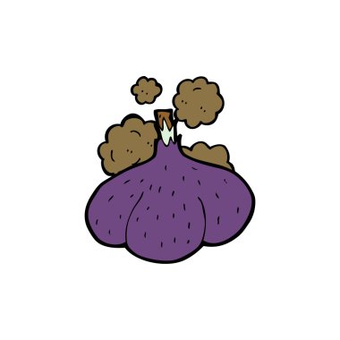 karikatür kırmızı soğan