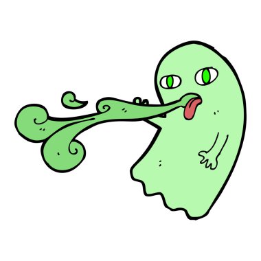 komik karikatür hayalet