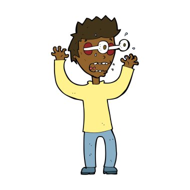 dehşete adam çizgi film