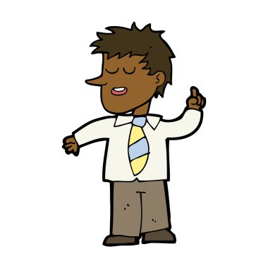 İyi bir fikri olan çizgi film adamı.