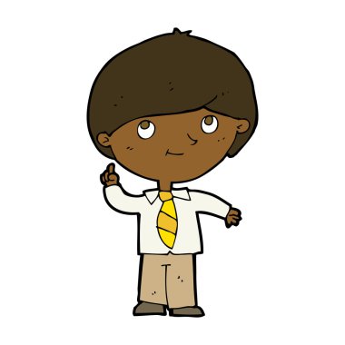 Çizgi filmci çocuk.