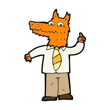 Çizgi film tilkisi.